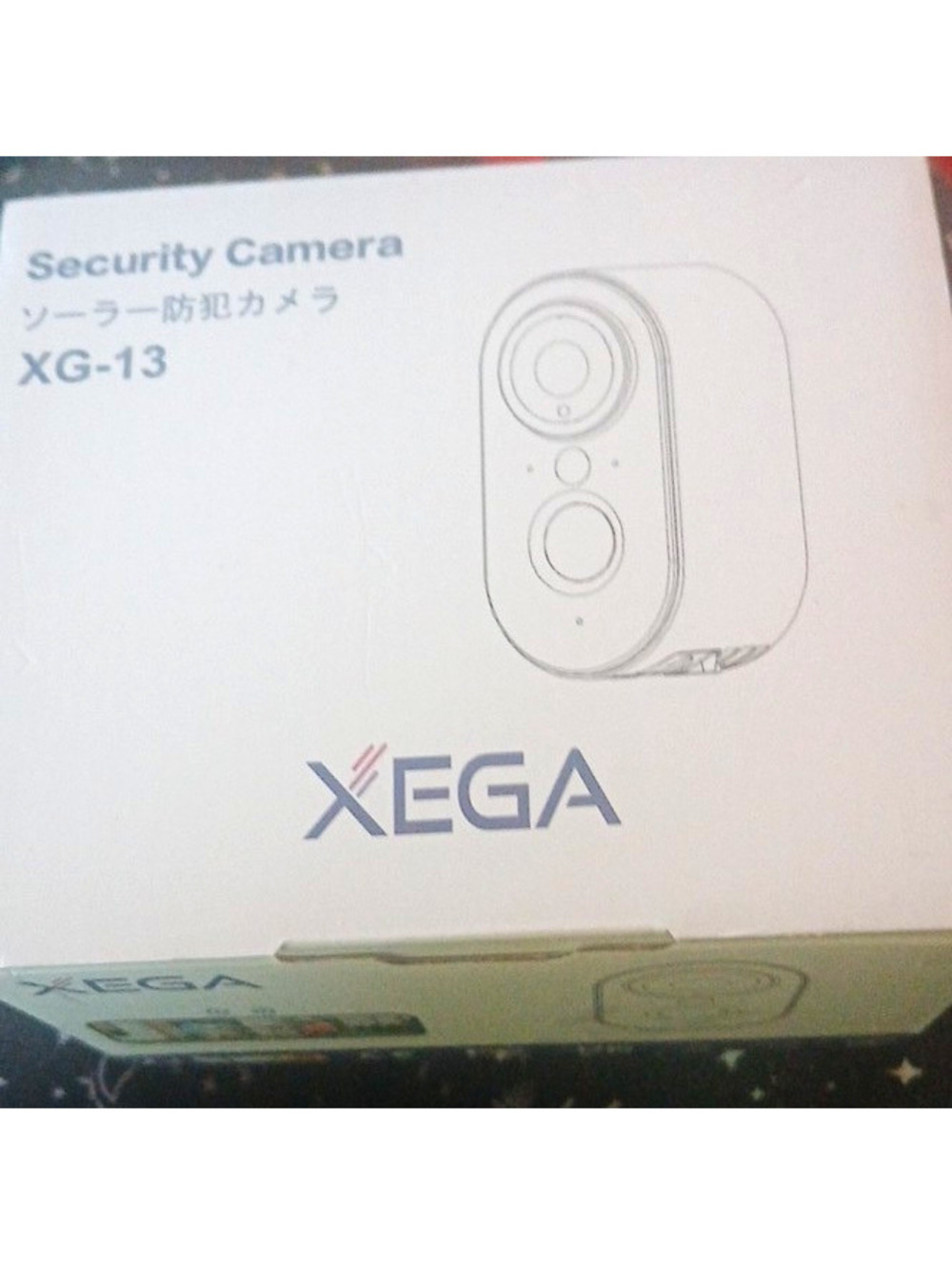 XEGA XG-13 Solar Wireless Security Camera Color Night Vision, PIR, 2-Way